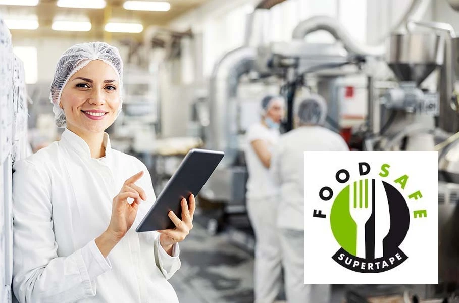 Matières premières alimentaires sûres et production de rubans adhésifs